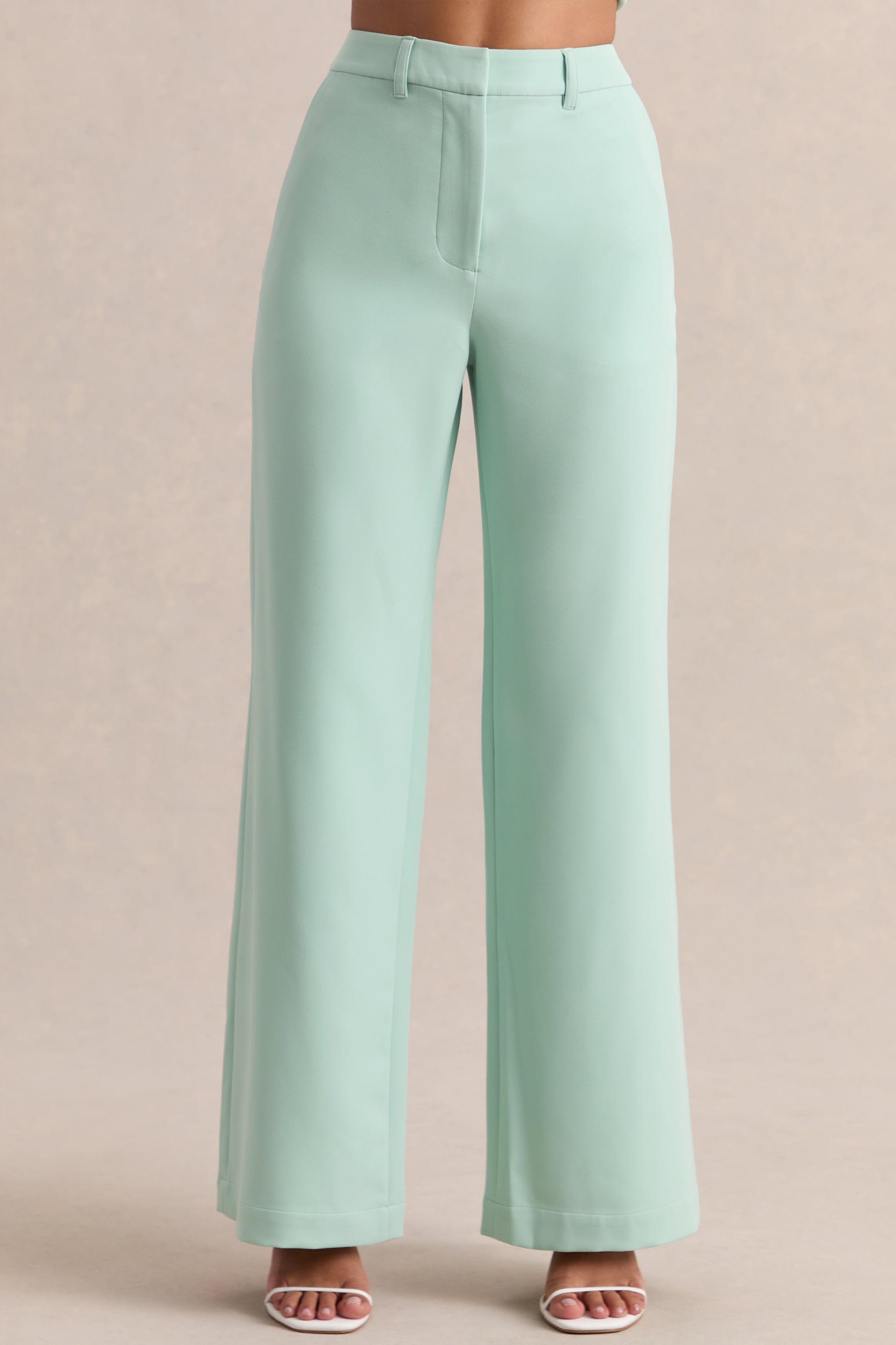 Malou | Sage Tailored Trousers
