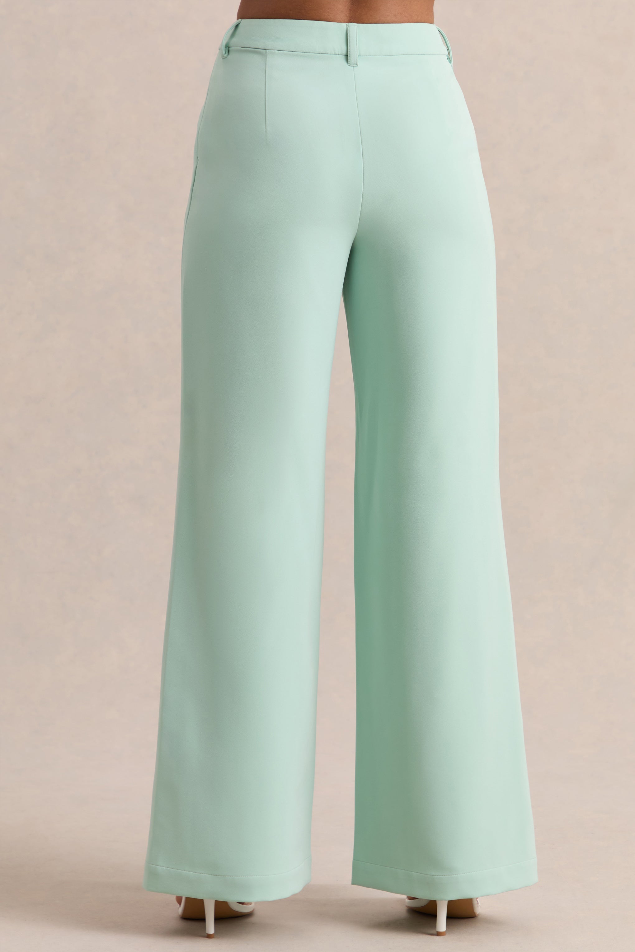 Malou | Sage Tailored Trousers
